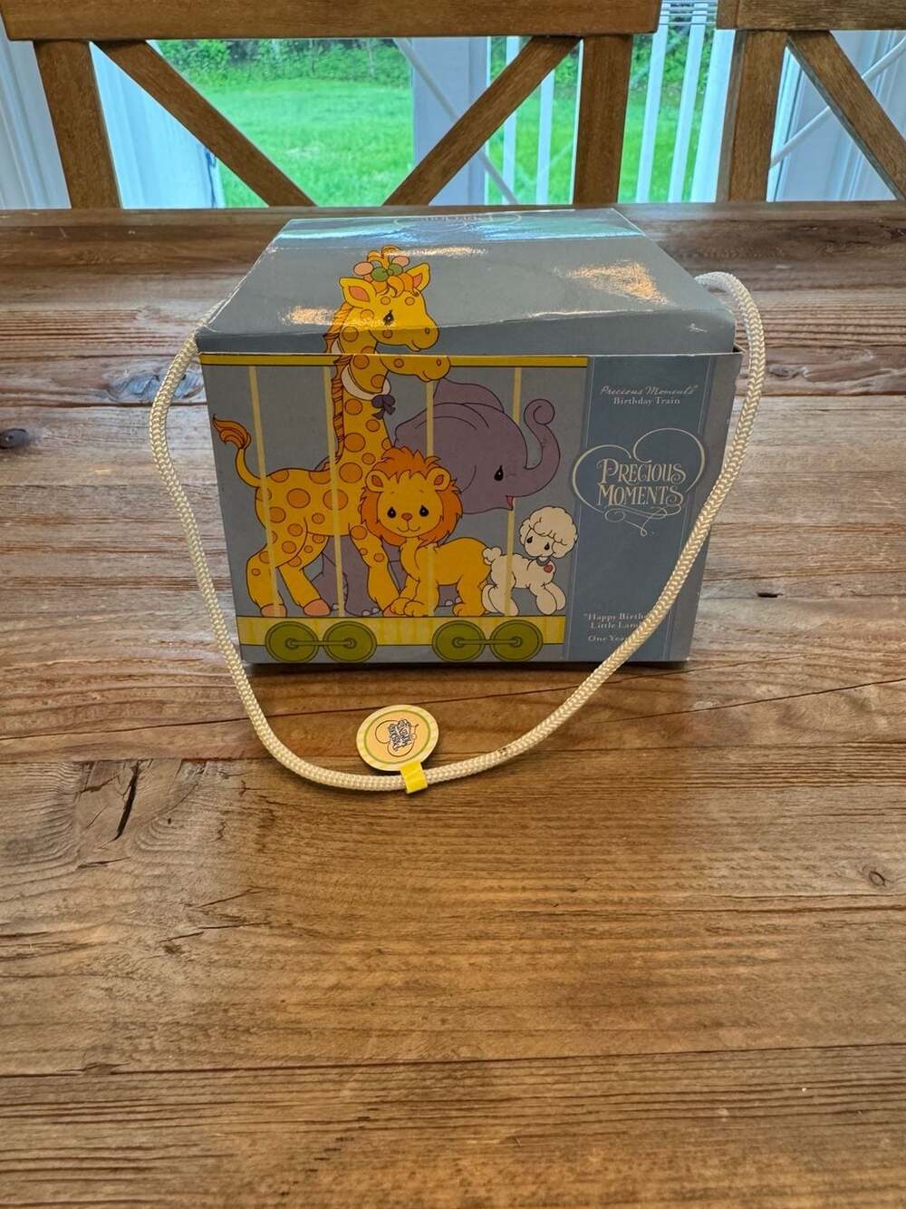 Vintage Precious Moments Birthday Train Happy Birthday Little Lamb One Year Old